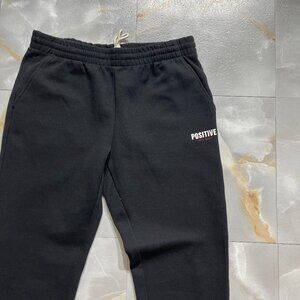 Black Positive Logo Joggers Kids Sz XL